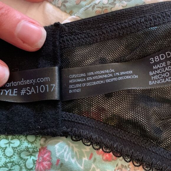 Underwire Mesh Lace Bra - Picture 4 of 4